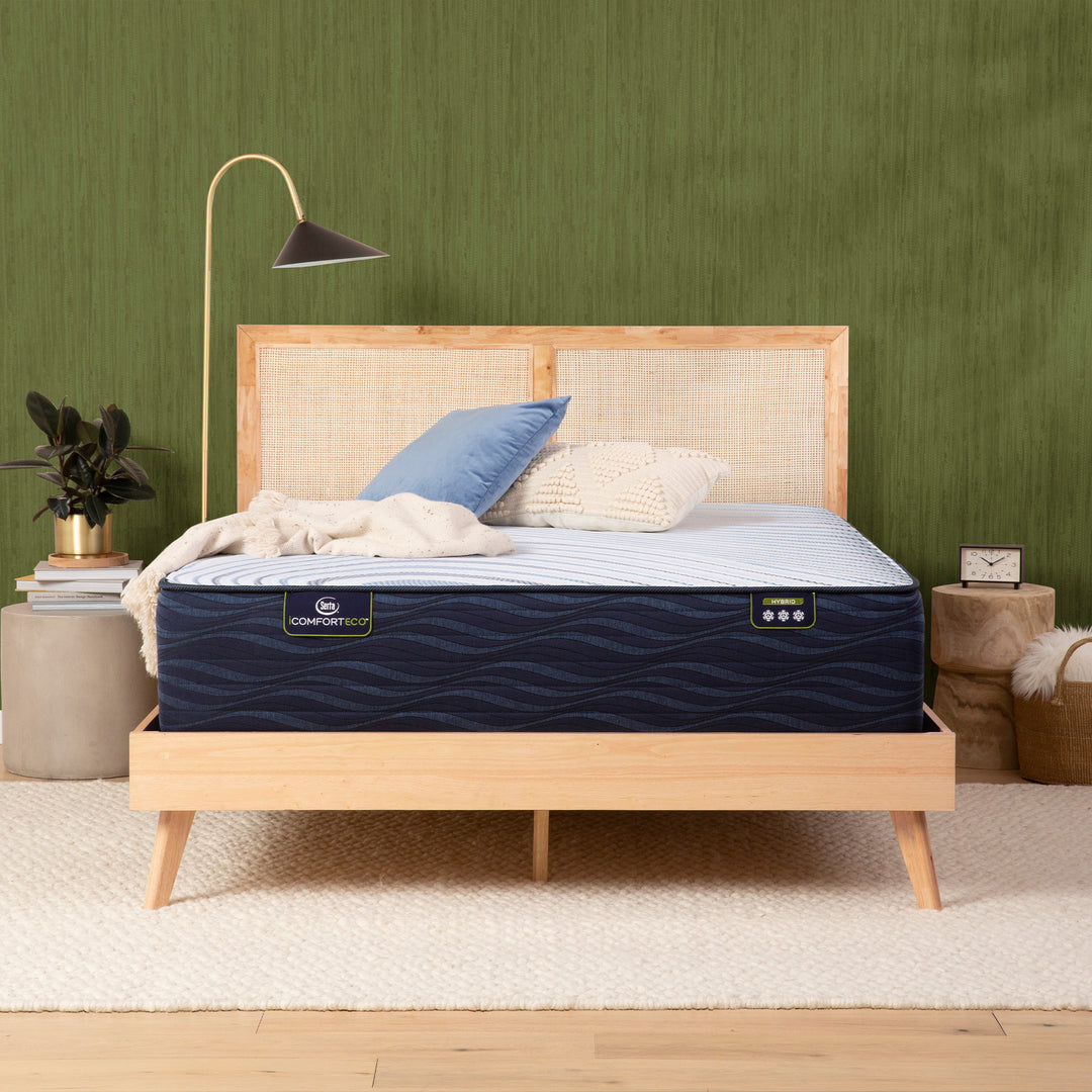 Blue fusion 300 plush pillow top reviews sale